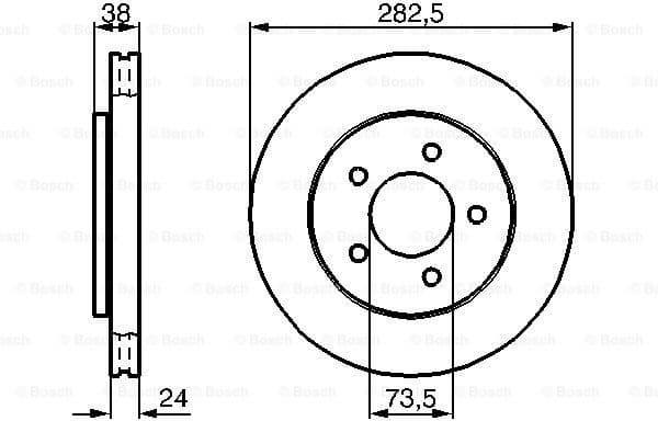 Brake Disc 0986478983