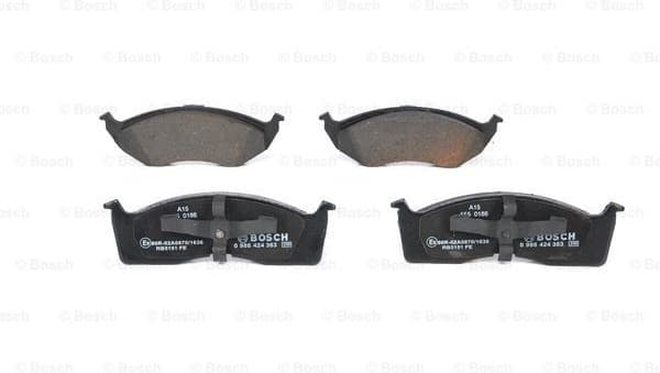 Brake Pad Set, disc brake 0986424363