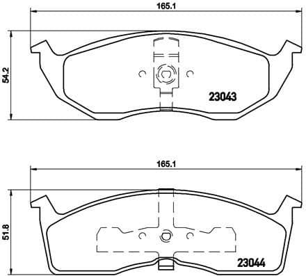 Brake Pad Set, disc brake PRIME LINE P11008
