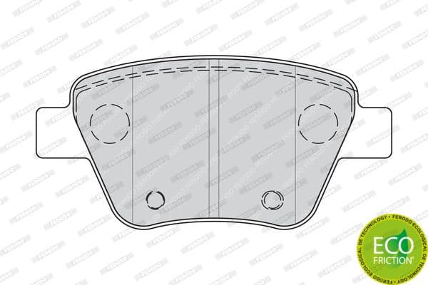 Brake pads rear, Top Quality FDB4316 - image 2