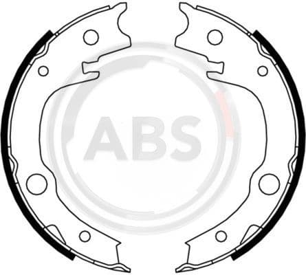 Brake shoes handbrake 9182