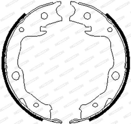 Brake shoes handbrake, Top Quality FSB4035 - image 3