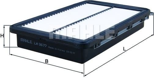 Filter air LX3677