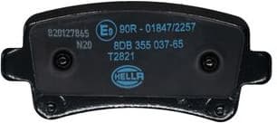 Brake Pad Set, disc brake 8DB 355 037-651 - image 2