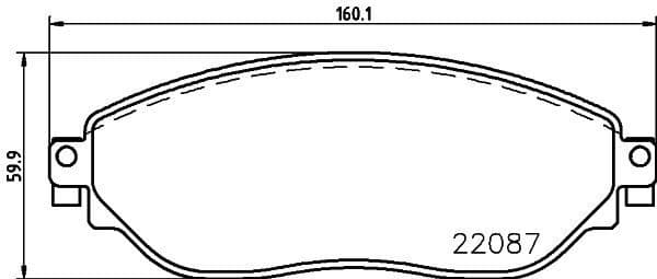 Brake Pad Set, disc brake 8DB 355 021-891 - image 4
