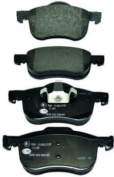 Brake Pad Set, disc brake 8DB 355 008-851