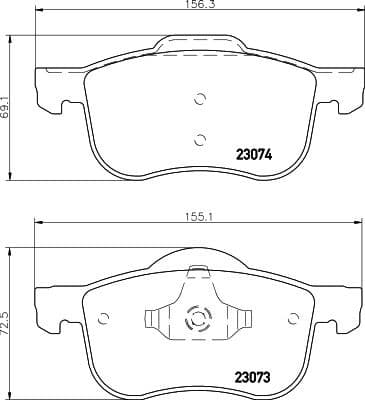 Brake Pad Set, disc brake 8DB 355 008-851 - image 3