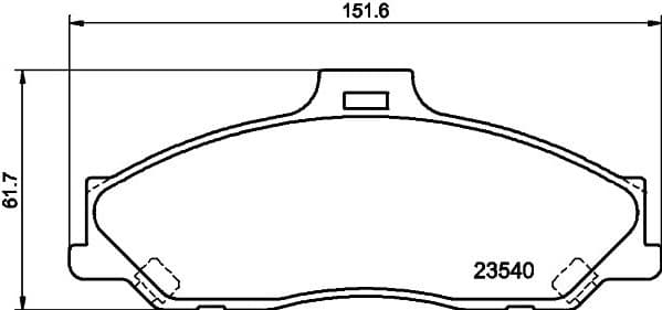 Brake Pad Set, disc brake 8DB 355 009-751 - image 4