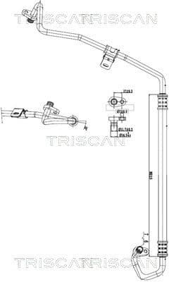 High/Low-pressure Line, air conditioning 9010 28016