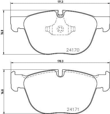Brake Pad Set, disc brake 8DB 355 012-541