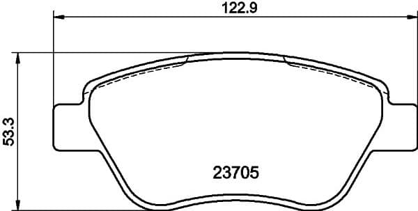 Brake Pad Set, disc brake 8DB 355 025-301 - image 4