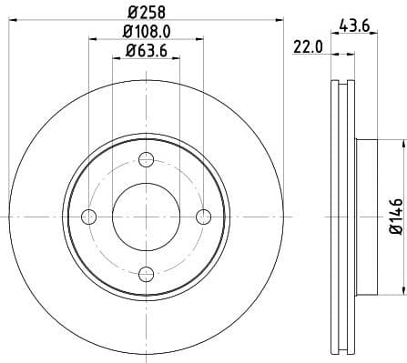 Brake Disc PRO 8DD 355 106-431 - image 4