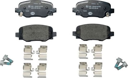 Brake Pad Set, disc brake 8DB 355 025-481