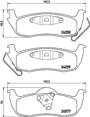 Brake Pad Set, disc brake 8DB 355 012-181 - image 4
