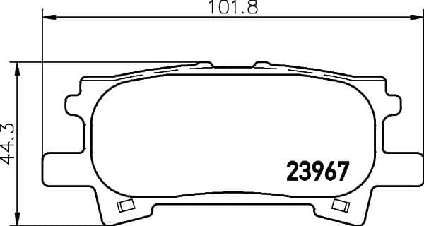 Brake Pad Set, disc brake 8DB 355 010-621 - image 4