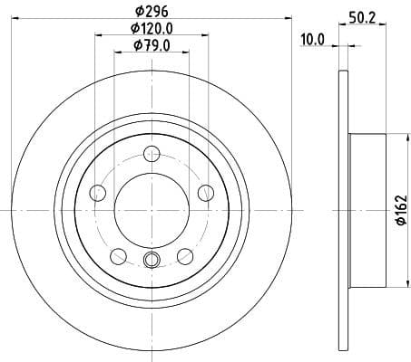 Brake Disc PRO 8DD 355 126-741 - image 4