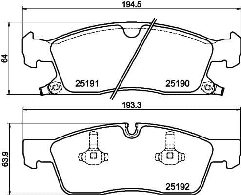 Brake Pad Set, disc brake 8DB 355 019-551 - image 4