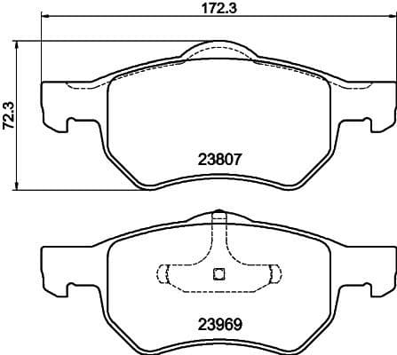 Brake Pad Set, disc brake 8DB 355 010-641 - image 4