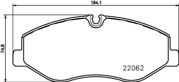 Brake Pad Set, disc brake 8DB 355 021-961 - image 3