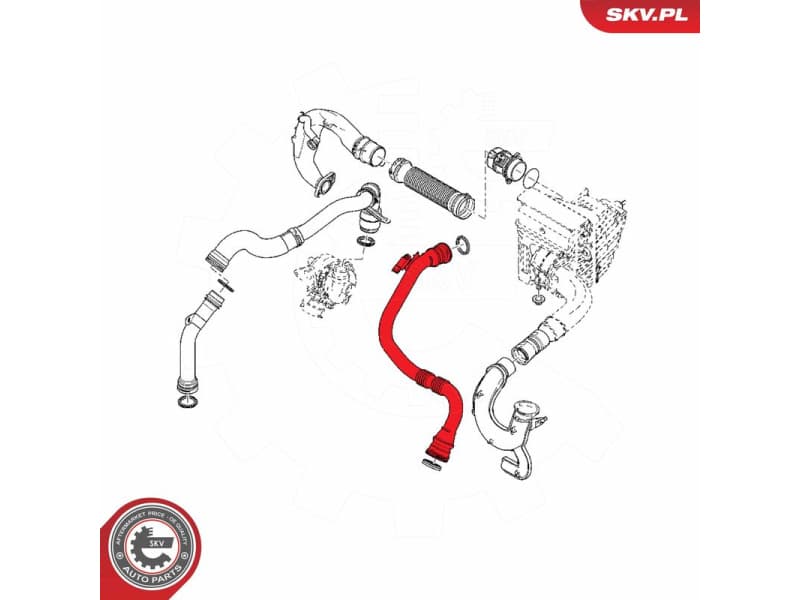 Charge Air Hose 54SKV408