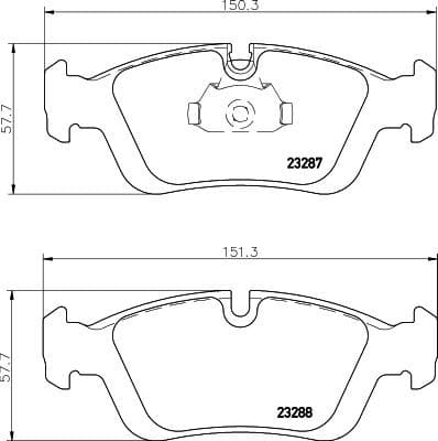 Brake Pad Set, disc brake 8DB 355 008-741 - image 4