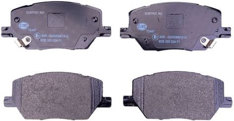 Brake Pad Set, disc brake 8DB 355 024-711