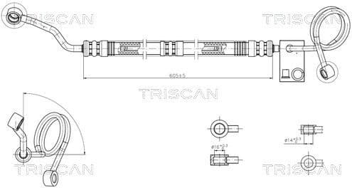 Hydraulic Hose, steering 8516 29036