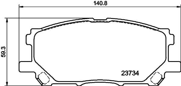 Brake Pad Set, disc brake 8DB 355 010-071 - image 4