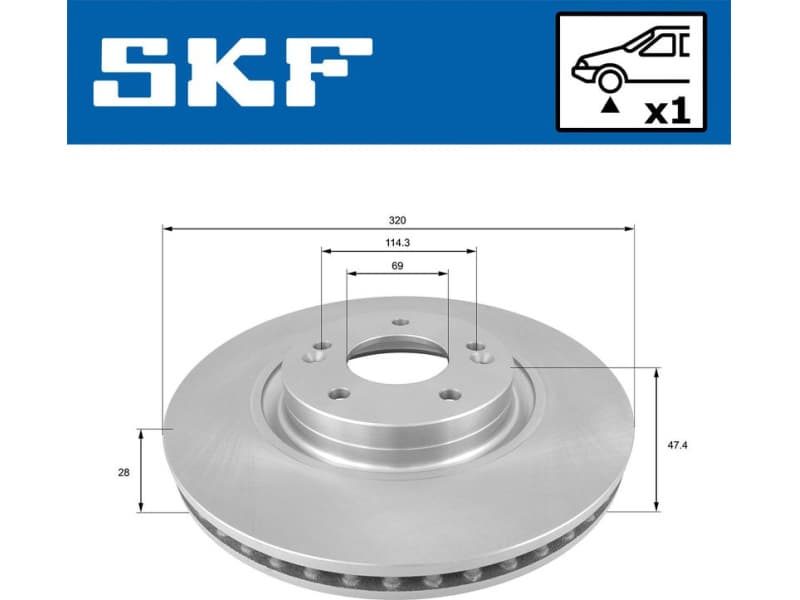 Brake Disc VKBD 81054 V1 - image 2
