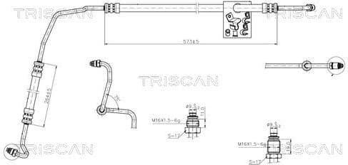 Hydraulic Hose, steering 8516 25005