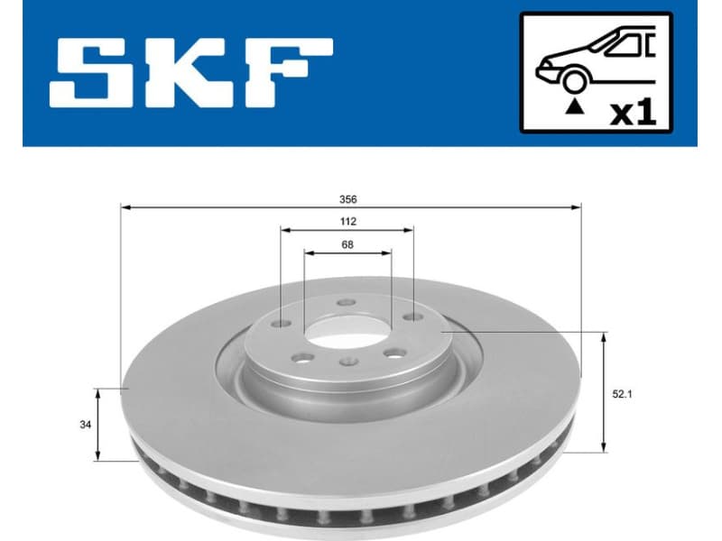 Brake Disc VKBD 80623 V1 - image 2