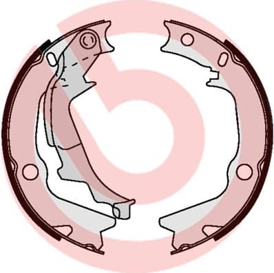 Brake Shoe Set, parking brake ESSENTIAL LINE S 30 528