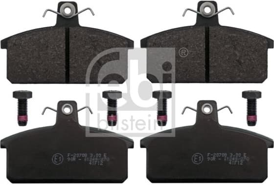 Brake Pad Set, disc brake 116100