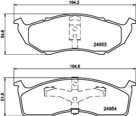 Brake Pad Set, disc brake 8DB 355 014-971 - image 4