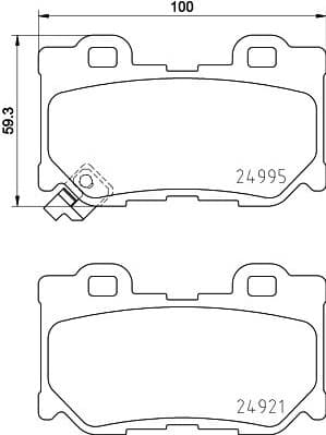 Brake Pad Set, disc brake 8DB 355 015-421 - image 4