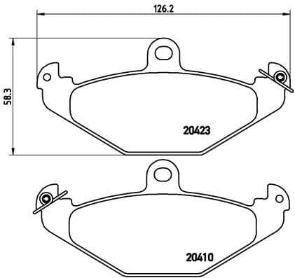 Brake Pad Set, disc brake PRIME LINE P 59 026