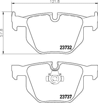 Brake Pad Set, disc brake 8DB 355 010-471 - image 3