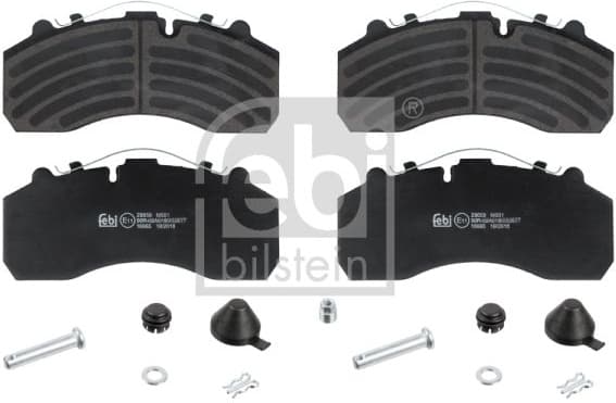 Brake Pad Set, disc brake 16665