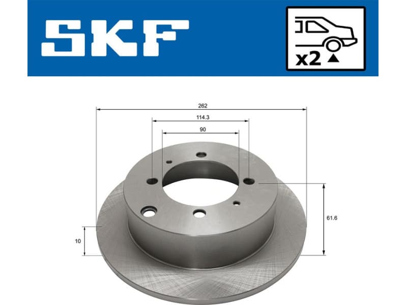Brake Disc VKBD 91048 S2 - image 2