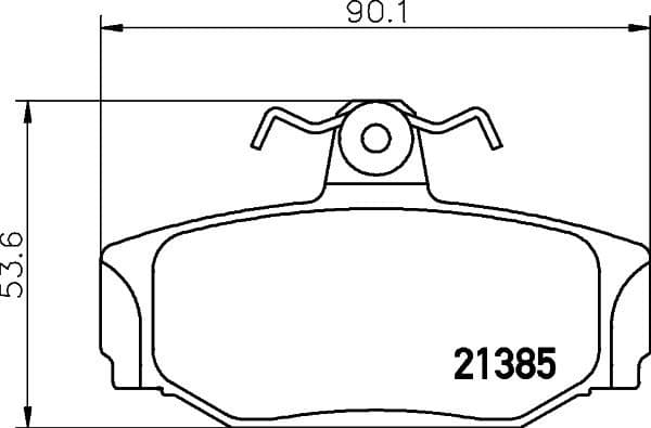 Brake Pad Set, disc brake 8DB 355 017-991 - image 4