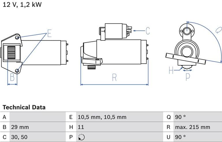 Starter 0 986 023 570