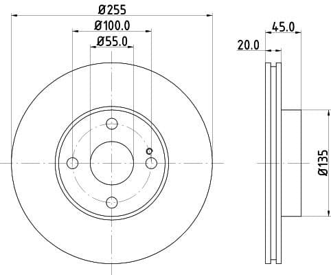 Brake Disc 8DD 355 106-491 - image 4