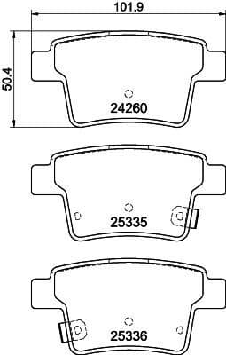 Brake Pad Set, disc brake 8DB 355 012-171 - image 4