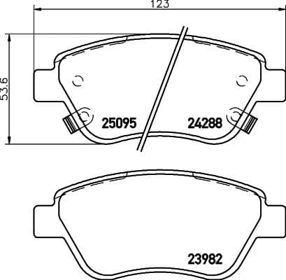 Brake Pad Set, disc brake 8DB 355 015-441 - image 4