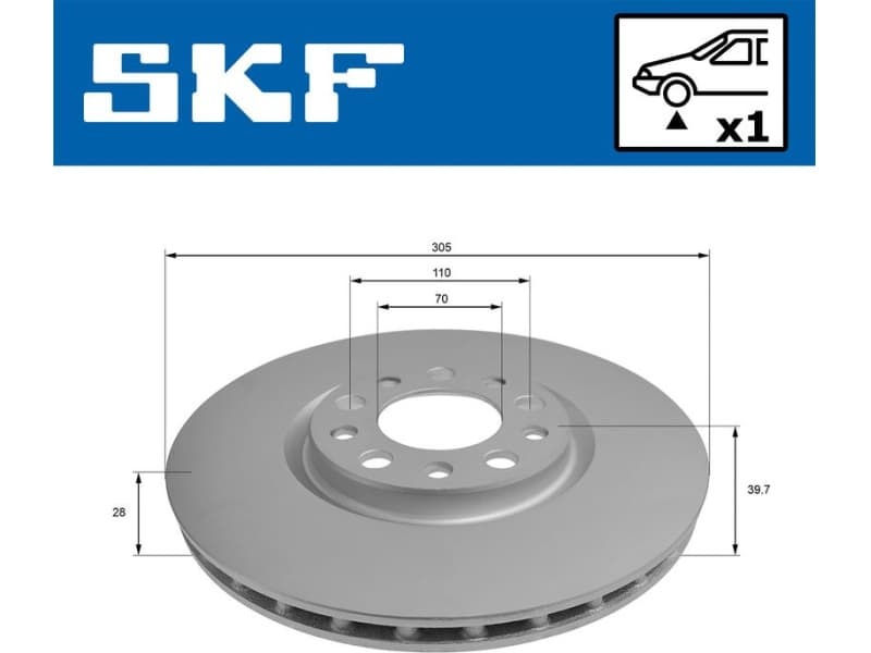 Brake Disc VKBD 81301 V1 - image 2