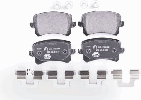 Brake Pad Set, disc brake 8DB 355 025-331