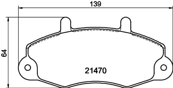 Brake Pad Set, disc brake 8DB 355 006-391 - image 2
