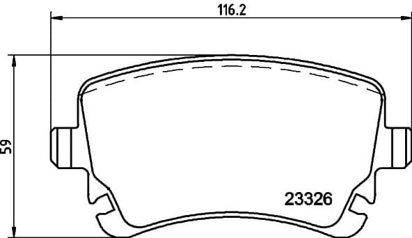 Brake Pad Set, disc brake 8DB 355 010-971 - image 4