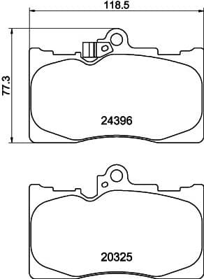 Brake Pad Set, disc brake 8DB 355 012-121 - image 4