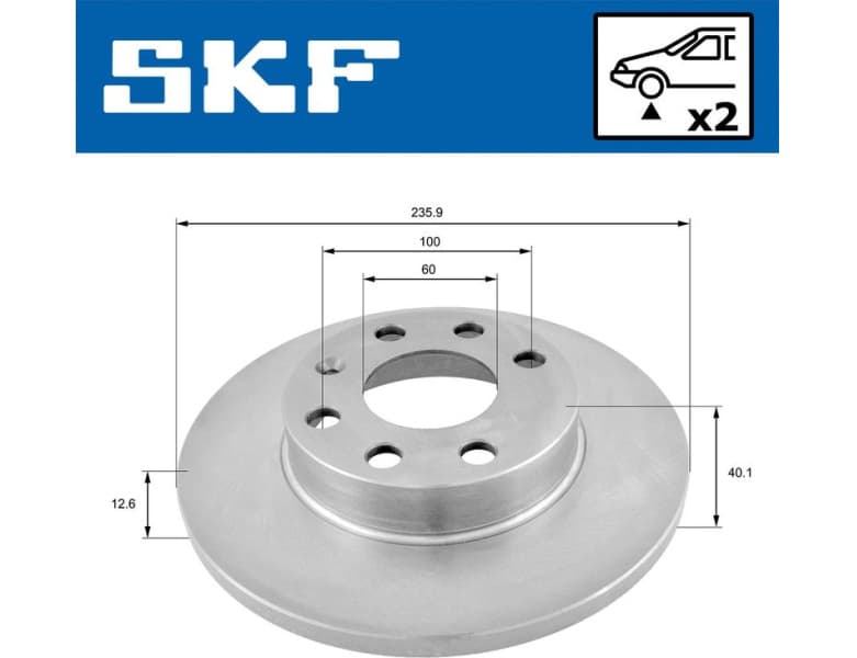 Brake Disc VKBD 80590 S2
